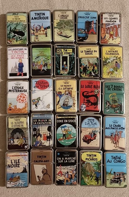 Zipoos coleccion Tintin